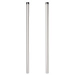 vidaXL Stâlpi de Gard 2 pcs Argintiu 110 cm Oțel galvanizat