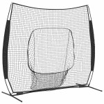 vidaXL Baseball și Softball Negru 250 x 106 x 209 cm Poliester vidaXL Baseball și Softball Negru 250 x 106 x 209 cm Poliester