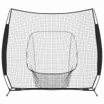 vidaXL Baseball și Softball Negru 250 x 106 x 209 cm Poliester vidaXL Baseball și Softball Negru 250 x 106 x 209 cm Poliester