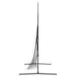 vidaXL Baseball și Softball Negru 250 x 106 x 209 cm Poliester vidaXL Baseball și Softball Negru 250 x 106 x 209 cm Poliester