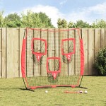 vidaXL Baseball & Softball Negru 214.5 x 89.5 x 181 cm Poliester vidaXL Baseball & Softball Negru 214.5 x 89.5 x 181 cm Poliester