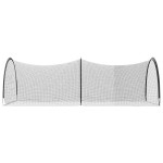 vidaXL Baseball și Softball Negru 702 x 369,5 x 243,5 cm Poliester vidaXL Baseball și Softball Negru 702 x 369,5 x 243,5 cm Poliester