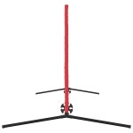 vidaXL Rețea de tenis Negru și roșu 301 x 90.5 x 87 cm Poliester vidaXL Rețea de tenis Negru și roșu 301 x 90.5 x 87 cm Poliester