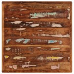 vidaXL Masă de bistro Maro 50 x 50 x 76 cm Lemn recuperat masiv