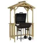 vidaXL Adăpost BBQ 133.5x63x200 cm din Lemn de Pin Impregnat vidaXL Adăpost BBQ 133.5x63x200 cm din Lemn de Pin Impregnat