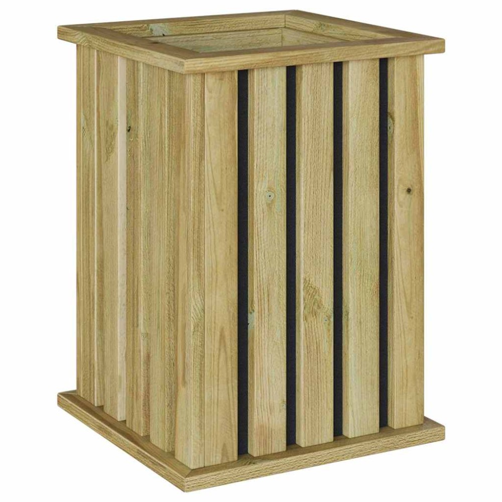 vidaXL Jardinieră Maro 33 x 33 x 45 cm Lemn de pin impregnat