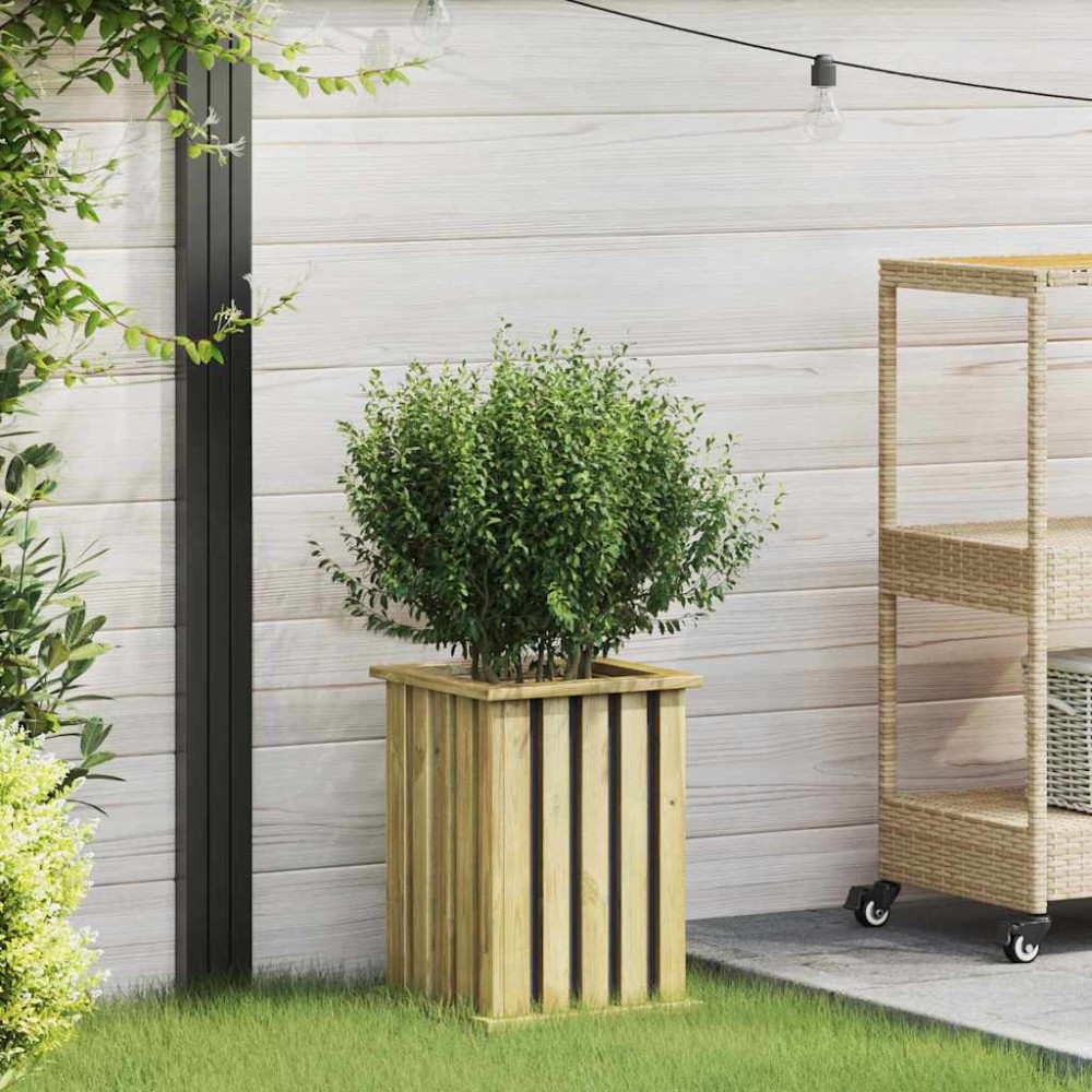 vidaXL Jardinieră Maro 33 x 33 x 45 cm Lemn de pin impregnat