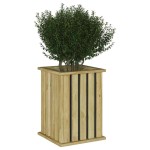 vidaXL Jardinieră Maro 33 x 33 x 45 cm Lemn de pin impregnat vidaXL Jardinieră Maro 33 x 33 x 45 cm Lemn de pin impregnat