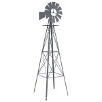 vidaXL morișcă gri 84x68x245 cm fier vidaXL morișcă gri 84x68x245 cm fier