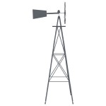 vidaXL morișcă gri 84x68x245 cm fier vidaXL morișcă gri 84x68x245 cm fier
