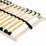 vidaXL Bază cu lamele Maro 80 x 190 cm Lemn de fag masiv