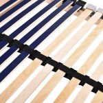 vidaXL Bază cu lamele Maro 90 x 190 cm Lemn de fag masiv