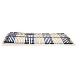 vidaXL Bază cu lamele Manual Maro 140 x 190 cm Lemn și plastic vidaXL Bază cu lamele Manual Maro 140 x 190 cm Lemn și plastic