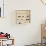 vidaXL Suport de expunere din lemn Maro 40 x 8.5 x 37 cm placaj