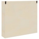 vidaXL Suport de expunere din lemn Maro 40 x 8.5 x 37 cm placaj