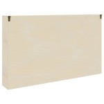 vidaXL Suport de expunere din lemn Maro 60 x 8.5 x 37 cm placaj