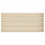 vidaXL Suport de expunere din lemn Maro 80 x 8.5 x 36 cm placaj