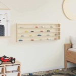 vidaXL Suport de expunere din lemn Maro 100 x 8.5 x 36 cm placaj