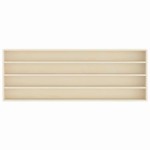 vidaXL Suport de expunere din lemn Maro 100 x 8.5 x 36 cm placaj