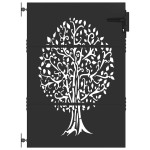 vidaXL Poartă de grădină Negru 100 x 150 cm Oțel vopsit în pulbere vidaXL Poartă de grădină Negru 100 x 150 cm Oțel vopsit în pulbere