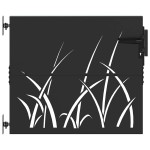 vidaXL Poartă de grădină Negru 105 x 100 cm Oțel vopsit în pulbere vidaXL Poartă de grădină Negru 105 x 100 cm Oțel vopsit în pulbere
