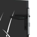 vidaXL Poartă de grădină Negru 105 x 100 cm Oțel vopsit în pulbere vidaXL Poartă de grădină Negru 105 x 100 cm Oțel vopsit în pulbere