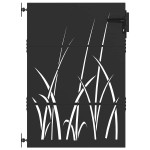 vidaXL Poartă de grădină Negru 105 x 150 cm Oțel vopsit în pulbere vidaXL Poartă de grădină Negru 105 x 150 cm Oțel vopsit în pulbere