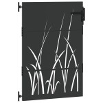 vidaXL Poartă de grădină Negru 105 x 150 cm Oțel vopsit în pulbere vidaXL Poartă de grădină Negru 105 x 150 cm Oțel vopsit în pulbere