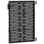 vidaXL Poartă de grădină Negru 105 x 150 cm Oțel vopsit în pulbere vidaXL Poartă de grădină Negru 105 x 150 cm Oțel vopsit în pulbere