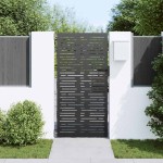 vidaXL Poartă de grădină Negru 105 x 200 cm Oțel vopsit în pulbere vidaXL Poartă de grădină Negru 105 x 200 cm Oțel vopsit în pulbere