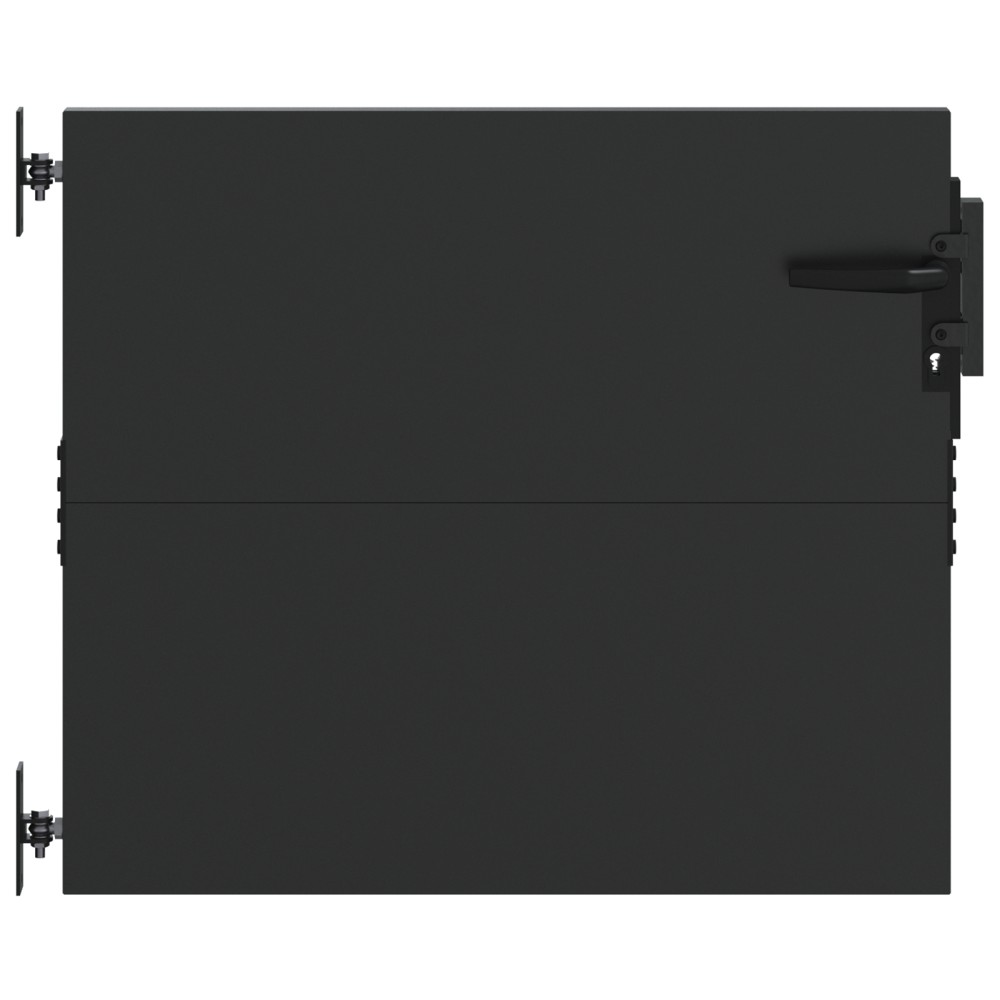 vidaXL Poartă de grădină Negru 105 x 100 cm Oțel vopsit în pulbere