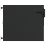 vidaXL Poartă de grădină Negru 105 x 100 cm Oțel vopsit în pulbere