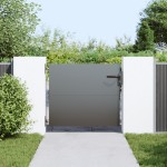 vidaXL Poartă de grădină Negru 105 x 100 cm Oțel vopsit în pulbere