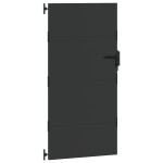 vidaXL Poartă de grădină Negru 105 x 175 cm Oțel vopsit în pulbere vidaXL Poartă de grădină Negru 105 x 175 cm Oțel vopsit în pulbere