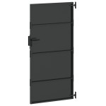 vidaXL Poartă de grădină Negru 105 x 175 cm Oțel vopsit în pulbere vidaXL Poartă de grădină Negru 105 x 175 cm Oțel vopsit în pulbere