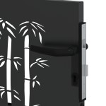 vidaXL Poartă de grădină Negru 105 x 100 cm Oțel vopsit în pulbere vidaXL Poartă de grădină Negru 105 x 100 cm Oțel vopsit în pulbere