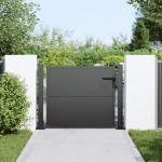 vidaXL Poartă de grădină Negru 100 x 100 cm Oțel vopsit în pulbere vidaXL Poartă de grădină Negru 100 x 100 cm Oțel vopsit în pulbere