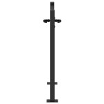 vidaXL Poartă de grădină Negru 100 x 100 cm Oțel vopsit în pulbere vidaXL Poartă de grădină Negru 100 x 100 cm Oțel vopsit în pulbere