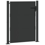 vidaXL Poartă de grădină Negru 100 x 150 cm Oțel vopsit în pulbere vidaXL Poartă de grădină Negru 100 x 150 cm Oțel vopsit în pulbere