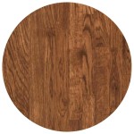 vidaXL Placă de masă Maro închis Ø 30 x 2.5 cm Lemn de stejar masiv