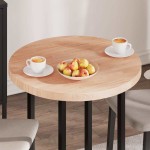 vidaXL Placă de masă Maro deschis Ø 70 x 4 cm Lemn de stejar masiv