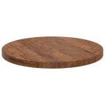 vidaXL Placă de masă Maro închis Ø 70 x 4 cm Lemn de stejar masiv