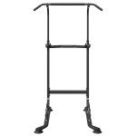vidaXL Stație de dips pentru turn de putere Altele Manual Negru