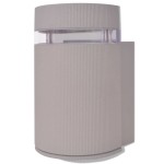 vidaXL Aplică semi-cilindrică de perete pentru exterior, gri , aluminiu vidaXL Aplică semi-cilindrică de perete pentru exterior, gri , aluminiu