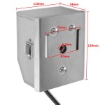 vidaXL Motor profesional pentru grătar cu rotisor, oțel inoxidabil, 4W vidaXL Motor profesional pentru grătar cu rotisor, oțel inoxidabil, 4W
