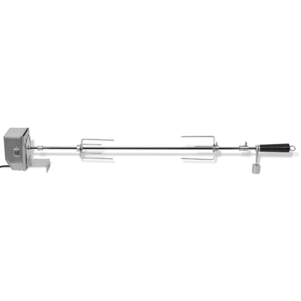vidaXL Rotisor cu motor profesional pentru BBQ, oțel, 900 mm