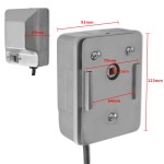 vidaXL Motor profesional pentru rotisor, oțel inoxidabil, 4W vidaXL Motor profesional pentru rotisor, oțel inoxidabil, 4W