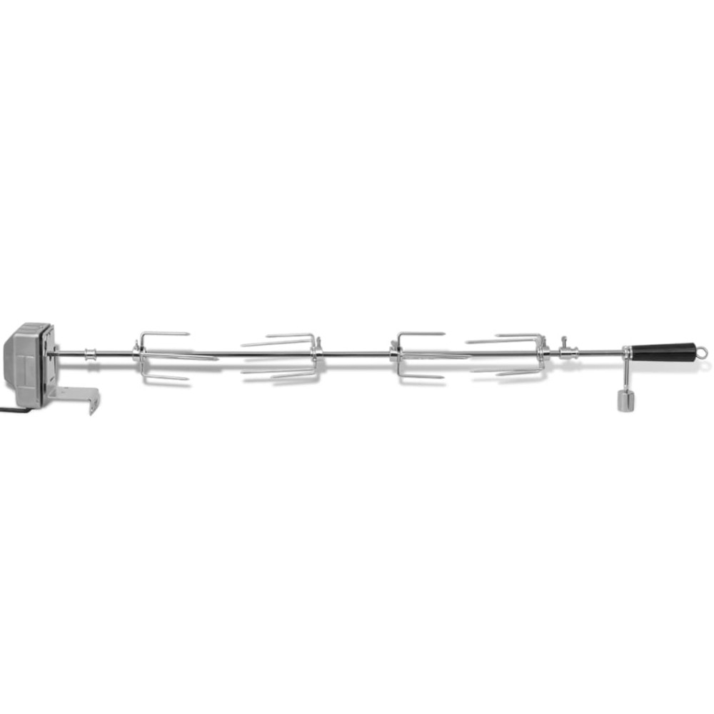 vidaXL Rotisor cu motor profesional pentru grătar, oțel, 1000 mm