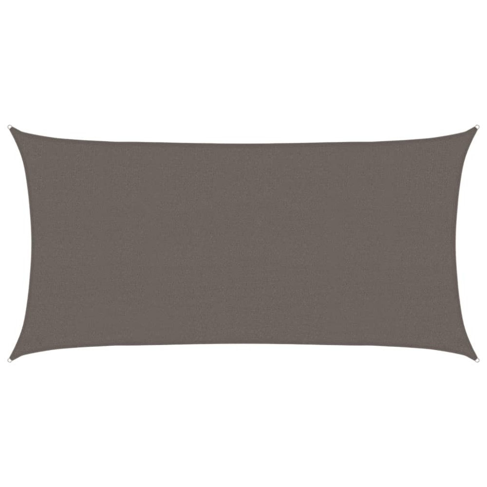 vidaXL Pânză dreptunghiulară pentru parasolar, HDPE, 2 x 4 m, antracit