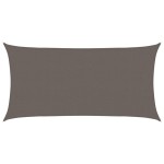 vidaXL Pânză dreptunghiulară pentru parasolar, HDPE, 2 x 4 m, antracit